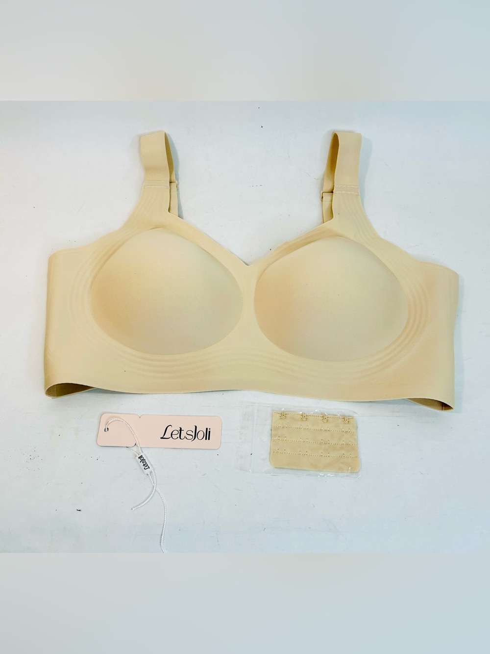 NEW LetsJoli Jelly Bra Nude size XL, Plus Size
Supportive No Underwire Bra - Picture 7 of 14